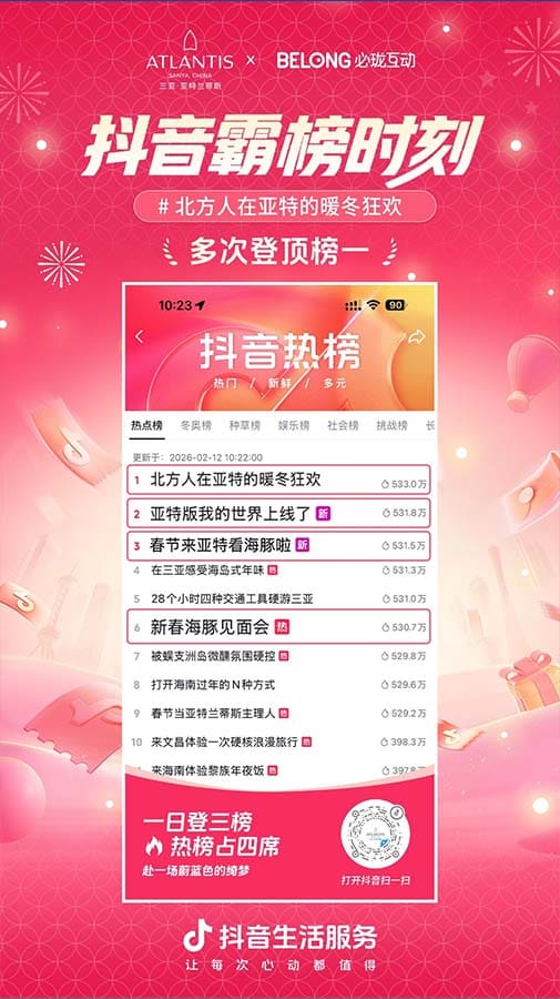 亚特兰蒂斯 | 热榜霸榜